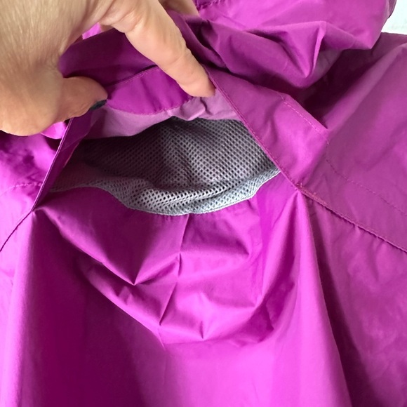 COLUMBIA Pink Hooded Medium Windbreaker Raincoat - Picture 9 of 10